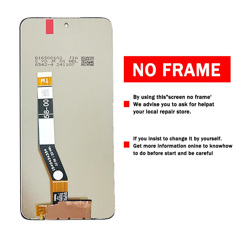 6.5'' New 120Hz LCD For Motorola Moto G14/G54 PAYF0010IN XT-2343-1 LCD Display With Frame Touch Screen Digitizer Assambly Motorola phone repair parts