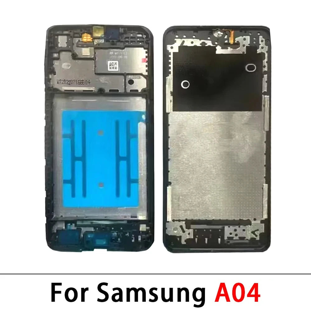 New For Samsung A02s A03s A03 Core A04 A04s A04E A05 A05s A06 Housing Middle Frame Bezel Middle Replacement Parts Middle Frame Samsung phone repair parts