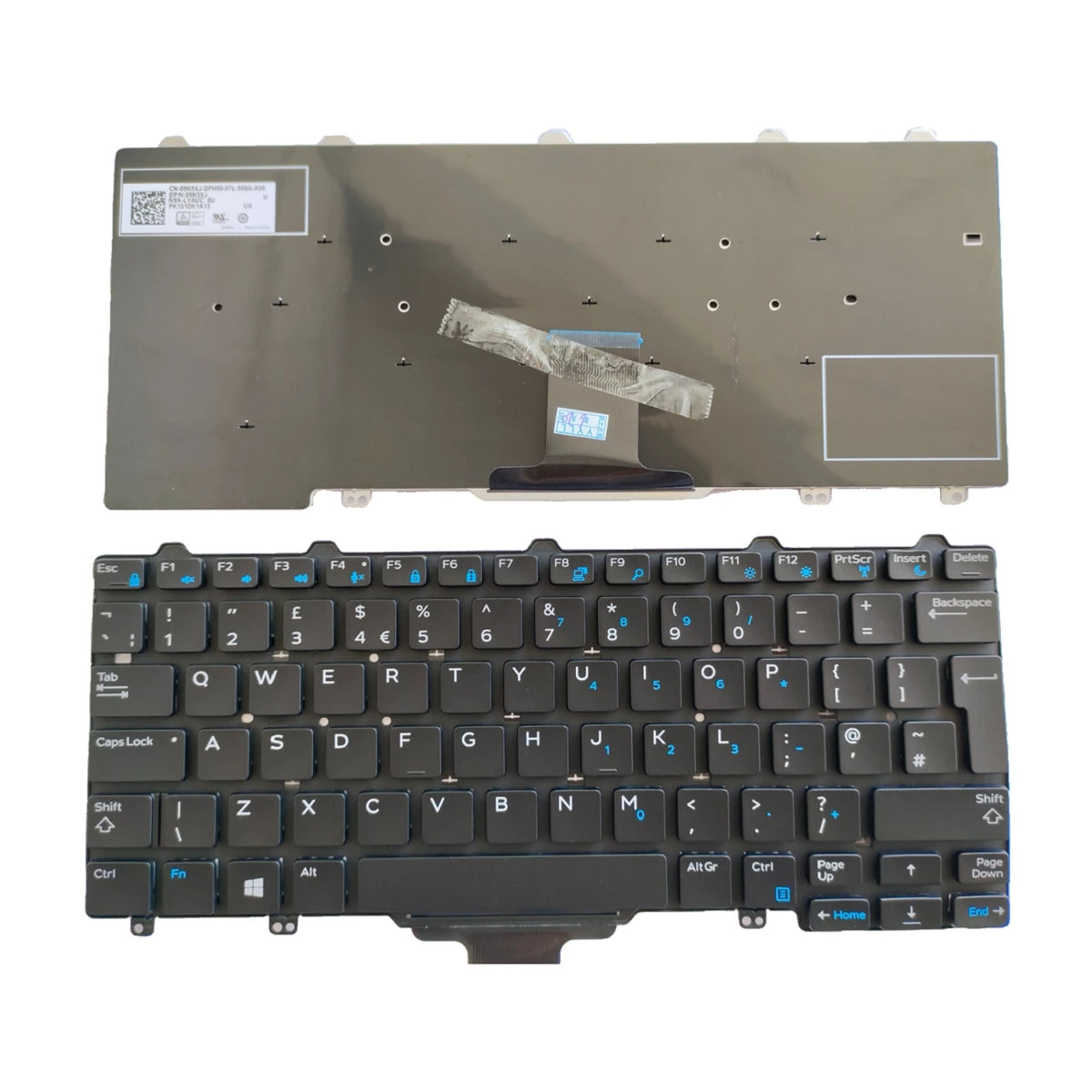 New US UK Laptop Backlit Keyboard For Dell Latitude E5270 E7270 XPS 12"inch E9250 Notebook PC ReplacementDell laptop repair parts