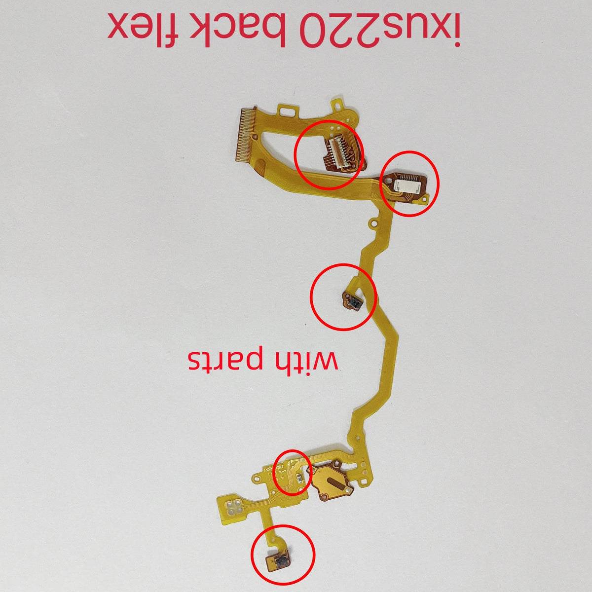New IXUS220 Lens Back Flex Cable With Sensor for Canon IXUS220 IXUS 220 Lens Cable Repair Parts Digital Camera repair parts