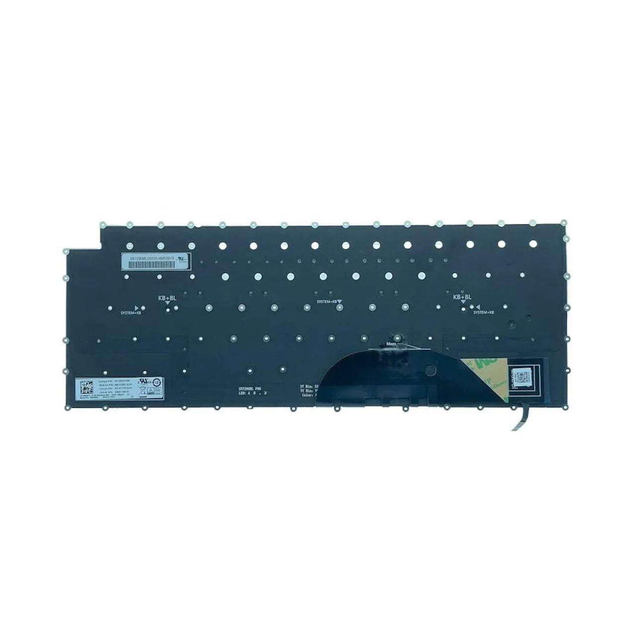 New US Laptop Backlit Keyboard For Dell XPS 15 9500 17 9700 Precision 5550 5560 5750 5760 PK132SH1A00Dell laptop repair parts