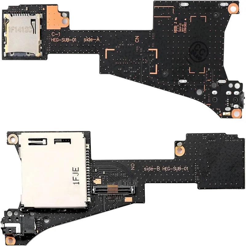 Game Card & Memory TF Adapter Slot PCB Module Game Micro SD Card Reader Replacement For Nintendo Switch OLED NS OLED Original Game console repair parts