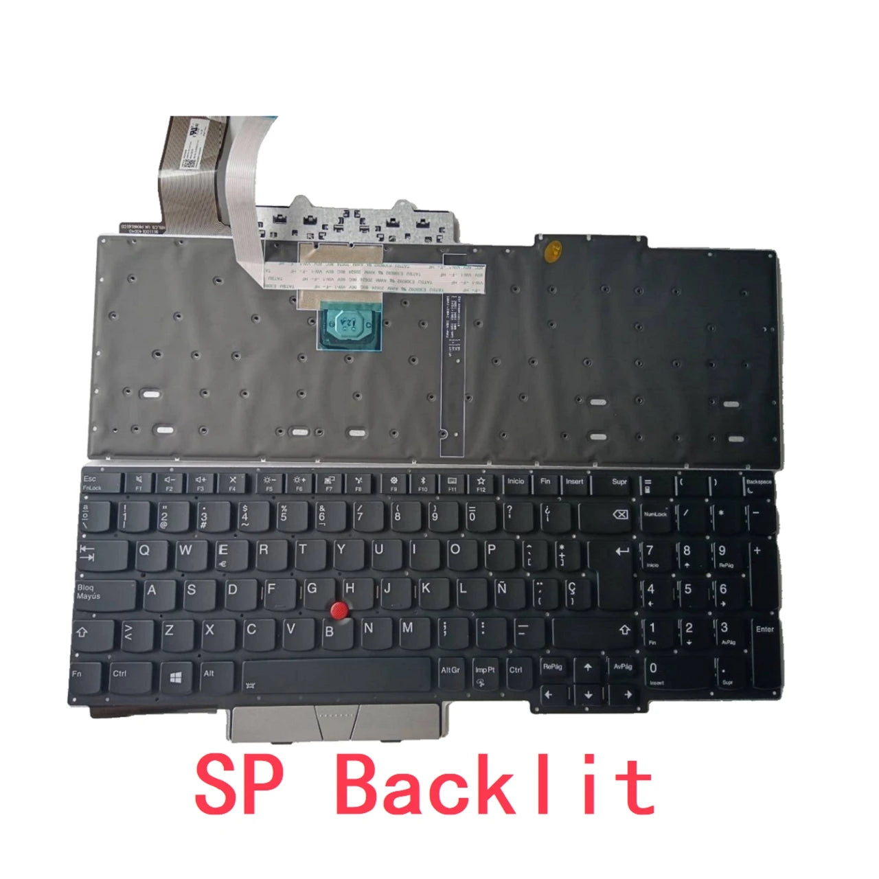New US Russian Spanish Latin Arab Portuguese Laptop Backlit Keyboard For Lenovo Thinkpad E15 Gen1 Notebook PC Replacement Lenovo laptop repair parts