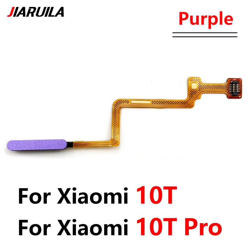 New For Xiaomi Mi 10T Mi10T Pro M2007J3SY Home Button FingerPrint Touch ID Sensor Flex Cable Ribbon Replacement Parts  Xiaomi  Xiao mi phone repair parts