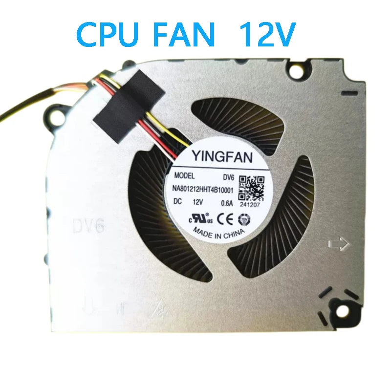 NEW Original LAPTOP CPU GPU Cooling Fan For Colorful MEOW Hasee R16 24H 6-31-V35VN-101