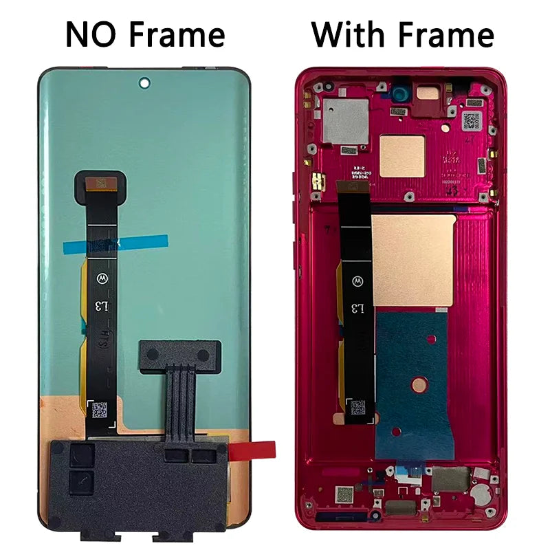 6.55" AMOLED For Motorola Edge 40 LCD XT2303-2 Display Screen Touch Panel Digitizer For Moto Edge40 LCD With Fingerprints Motorola phone repair parts