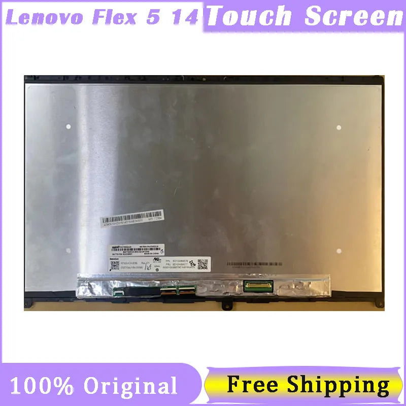 14“ For Lenovo Ideapad Flex 5 14ALC05 14ARE05 Flex 5-14IIL05 14ITL05 5D10S39641 5D10S39642 Touch Screen Digitizer LCD Assembly Lenovo laptop repair parts