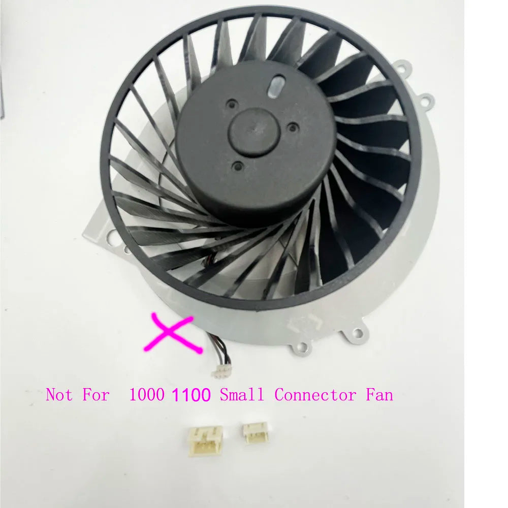 2PCS Internal Cooling Fan 3 Pin Connecter For Sony Playstation 4 PS4  1200 2000 7000 / PS5 BDM 010 Console Board Game console repair parts