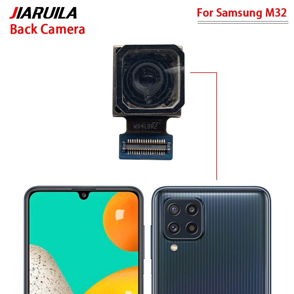 For Samsung M30 M13 M23 M53 M31 M32 M62 4G 5G Front Camera Flex With Back Rear Camera Module Flex Cable Samsung phone repair parts