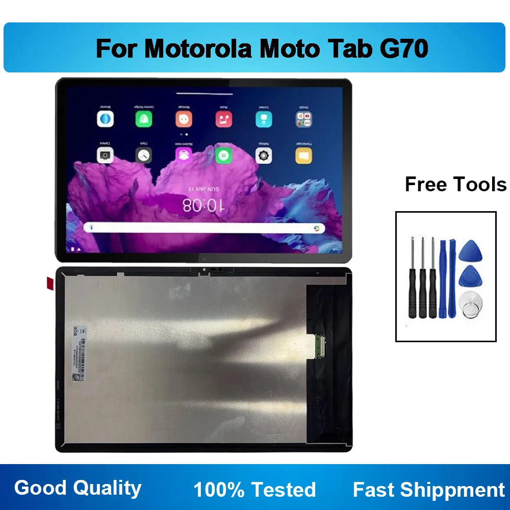 11 Inch Display For MOTOROLA MOTO TAB G70 LCD Touch Screen Digitizer Assembly Tablet repair parts