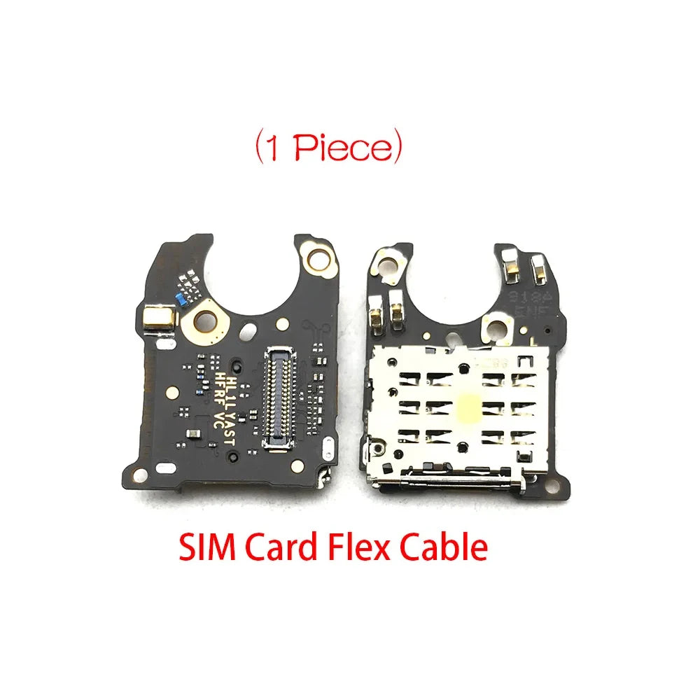 New For Huawei Mate 20 Pro SIM Card Holder Socket Board + Microphone Module Board Antenna Connect Signal Flex Cable Huawei phone repair parts