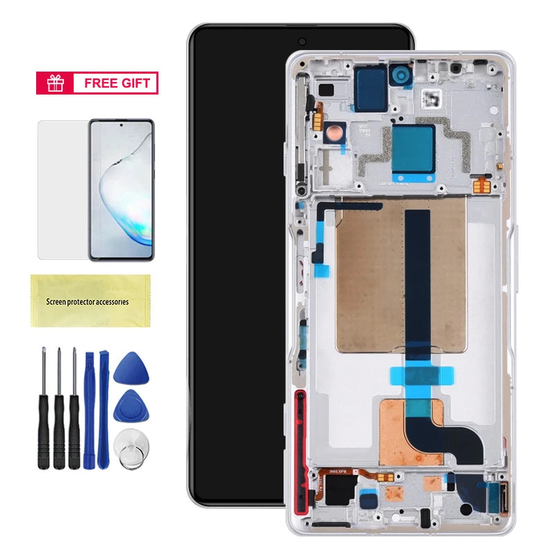 6.67" POCO F4 GT LCD Replacement Parts, for Xiaomi Poco F4 GT 21121210G Lcd Display Digital Touch Screen with Frame Assembly Xiaomi phone repair parts