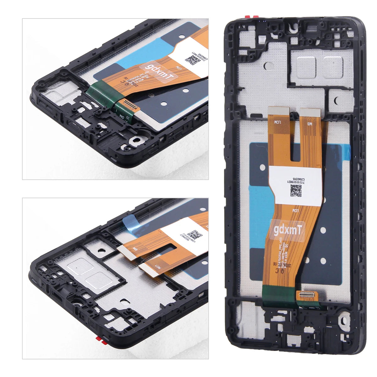 6.7" For Samsung A05 Display SM-A055F Touch Screen Digitizer Assembly For Samsung A05 LCD Display Replacement 100% Tested Samsung phone repair parts