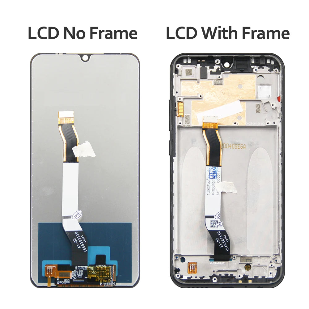 Screen for Xiaomi Redmi Note 8 M1908C3JH M1908C3JG Lcd Display Digital Touch Screen with Frame for Redmi Note 8 Replacement Xiaomi phone repair parts