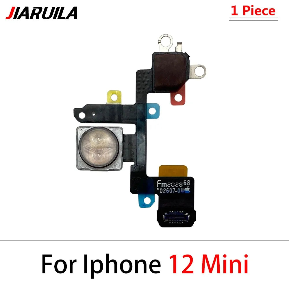 New LED Flash Flex Cable For iPhone 12 13 14 15 16 Pro Max Plus Mini Light Sensor Proximity Flex Cable Flash Light Flex Cable iPhone phone repair parts