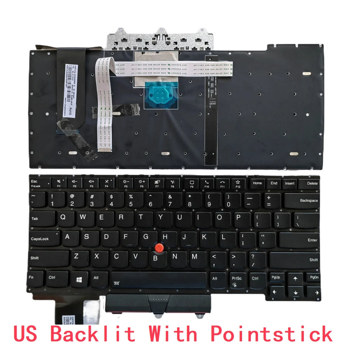 New US Spanish Laptop Backlit Keyboard For Lenovo Thinkpad E14 GEN2 Notebook PC Replacement Lenovo laptop repair parts
