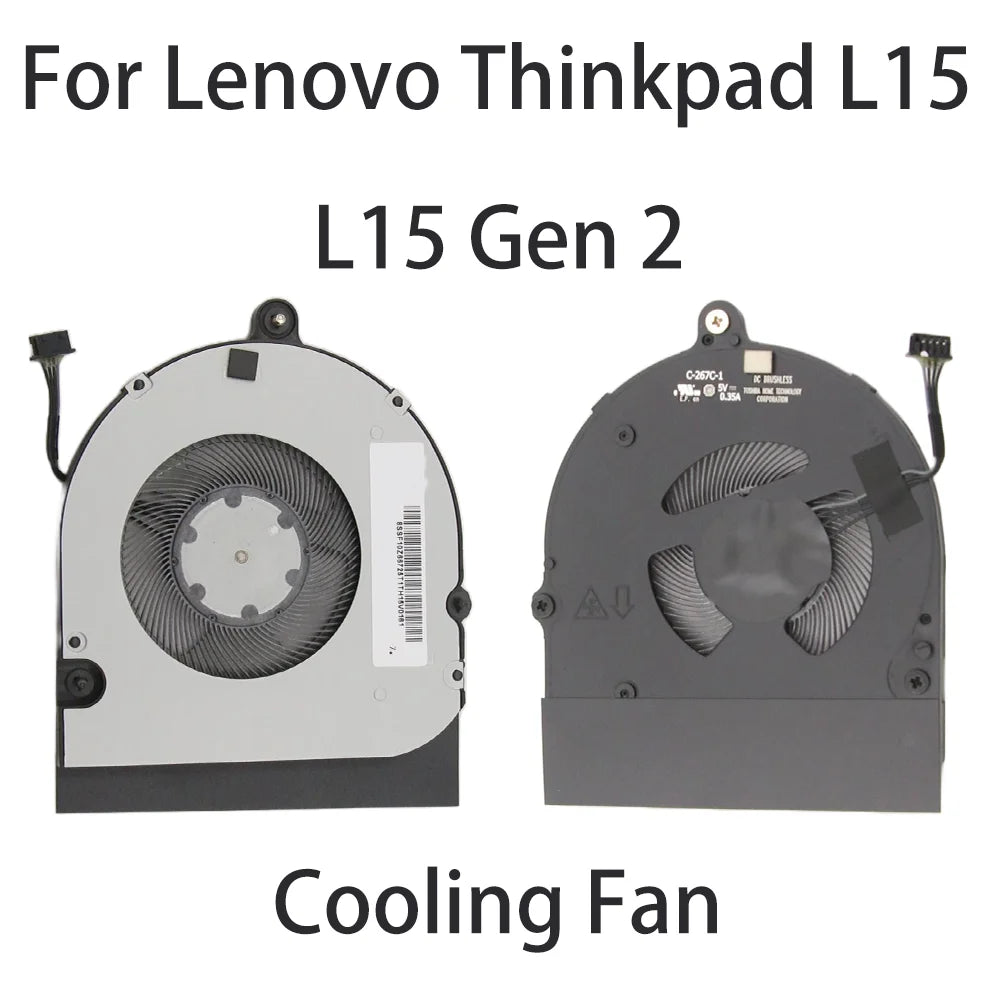 For Lenovo Thinkpad L15 20U3 20U4/L15 Gen2 20X3 20X4 CPU Cooling Heatsink Cooler 5F10Z58240 5F10Z58241 5F10S73400 5F10S73402 Lenovo laptop repair parts