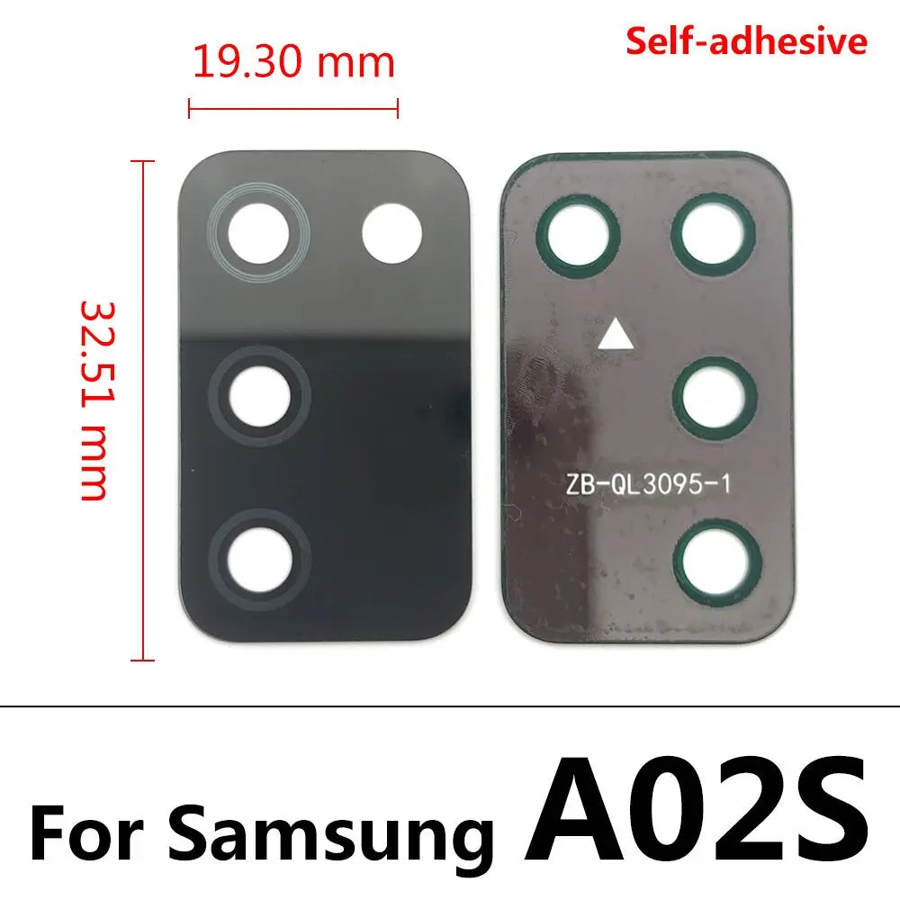 Back Rear Camera Glass Lens With Adhesive For Samsung A02 A02s A03 Core A03s A22 4G 5G A32 A52 A72 A33 A53 A73 Samsung phone repair parts