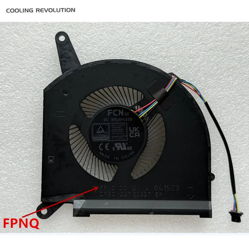 New Original Laptop CPU GPU Cooling Fan For Gigabyte Gaming  AORUS 7 9KF 9MF X7EF 17 XE4 YE5 RX7PXE MODEL: FPNP FPNQ 12V 1A Gigabyte laptop repair parts