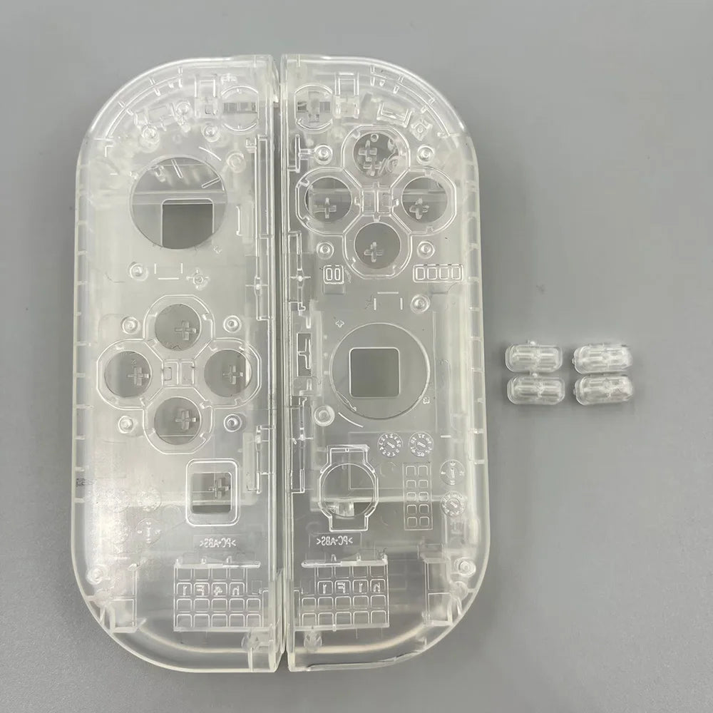 For Switch Oled Replacement Clear Transparent Shell Cover  SL SR Buttons for Nintendo Switch NS Joy Con  Controller Housing Case Game console repair parts