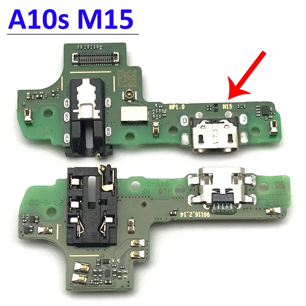 USB Charging Port Board Flex Cable Connector Parts For Samsung A10S A107 A107F A20s A207 A207F M12 M14 M15 M16 Samsung phone repair parts