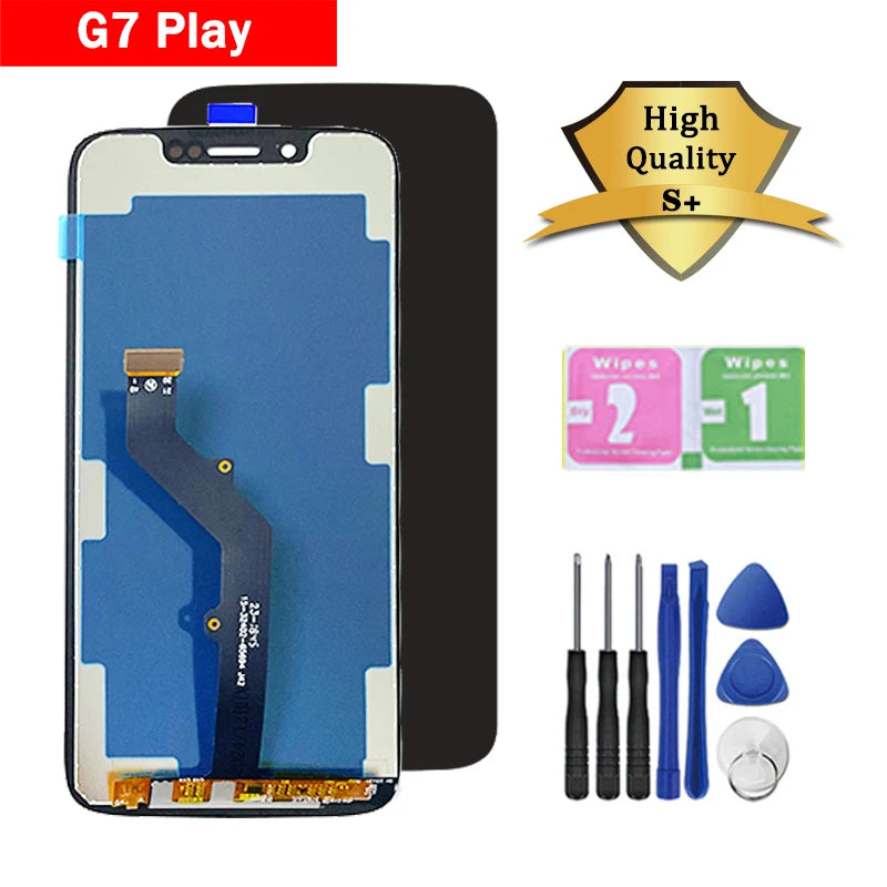 Tested For Motorola Moto G7 Plus G7 Power G7 Play XT1962 XT1965 XT1955 XT1952-4 LCD Display Touch Screen Digitizer Assembly Motorola phone repair parts