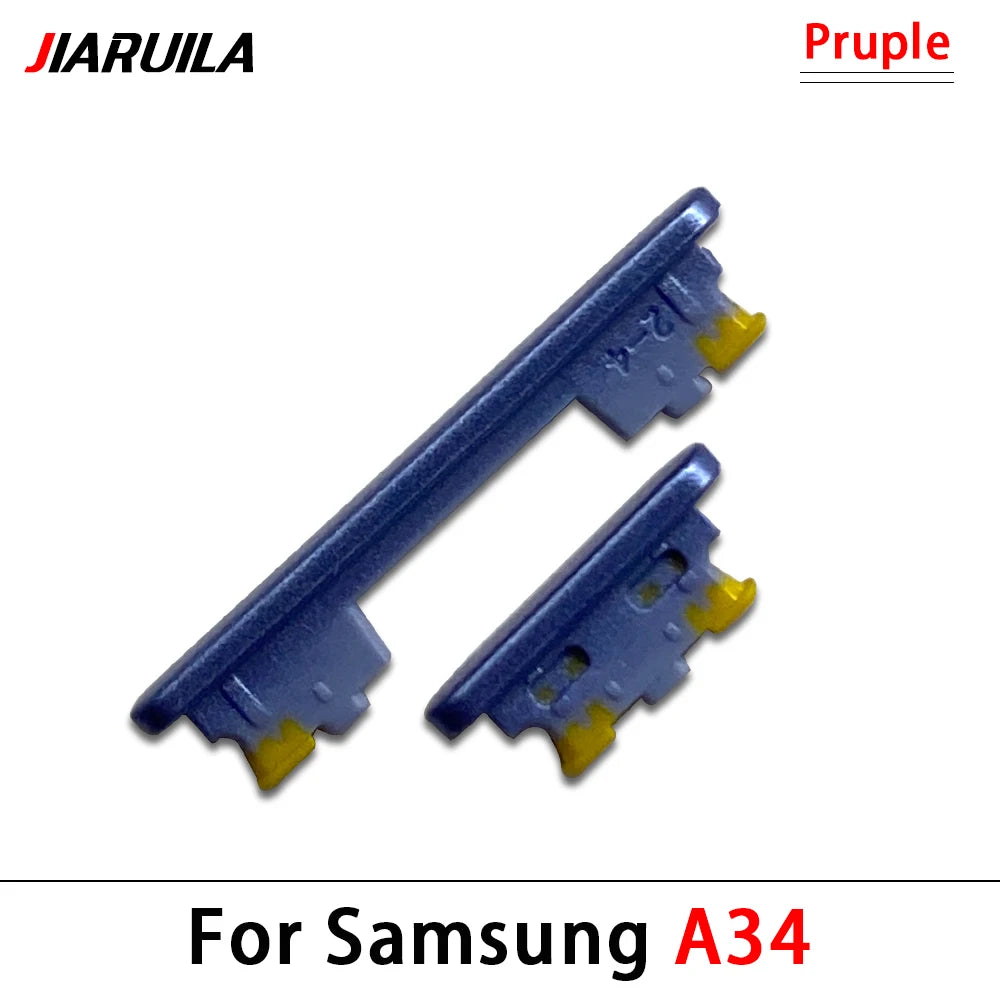 New Power Button + Volume Side Button Key For Samsung A33 A34 A53 A73 5G Samsung phone repair parts