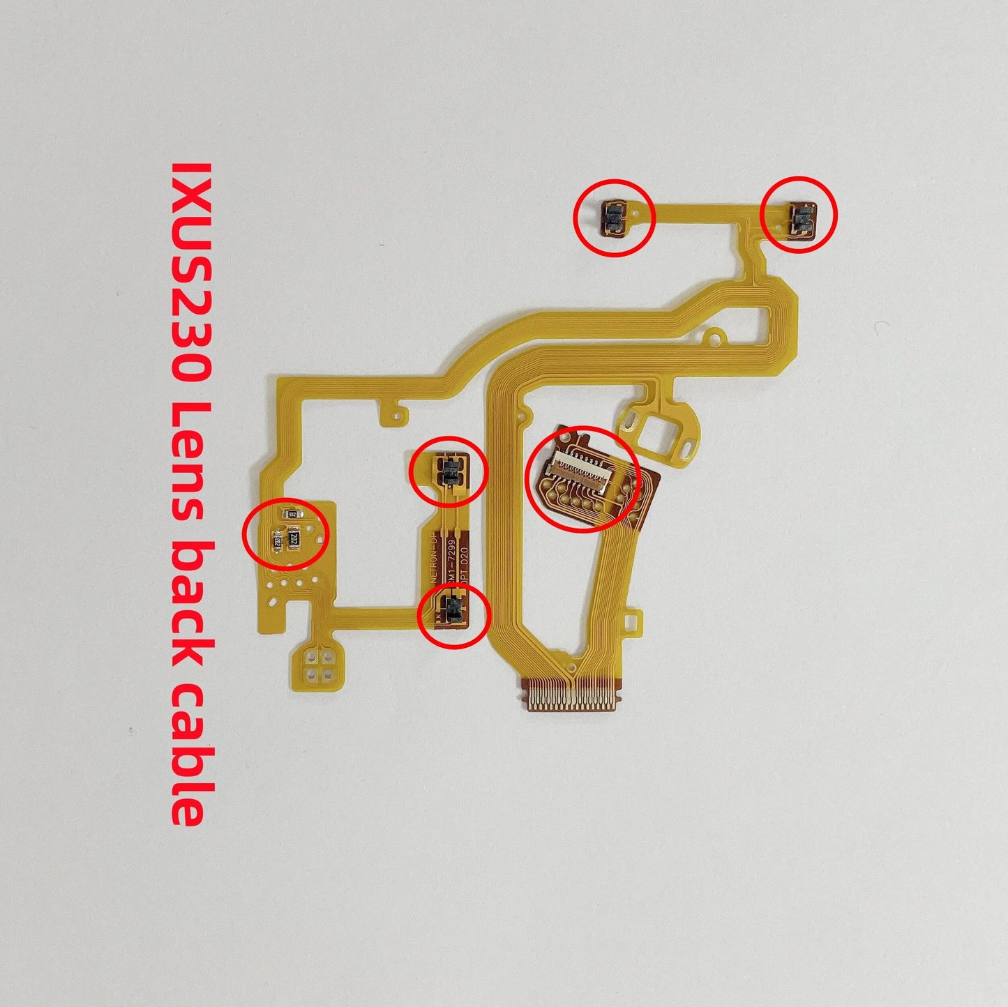 New IXUS230 Lens Back Flex Cable with Sensor for Canon IXUS230 Camera Repair Parts Digital Camera repair parts