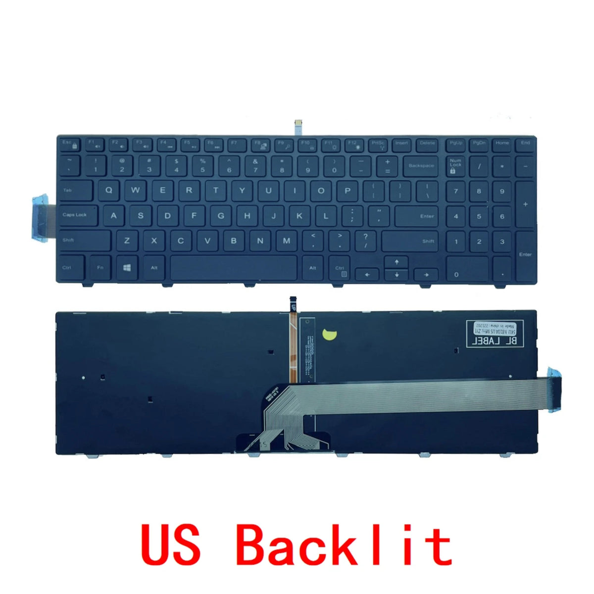 US RU SP AR BR Backlit Keyboard For Dell Inspiron 15 3000 5000 3541 3542 3543 5542 3550 5545 5547 3551 3552 3559 3565 3567 3551Dell laptop repair parts