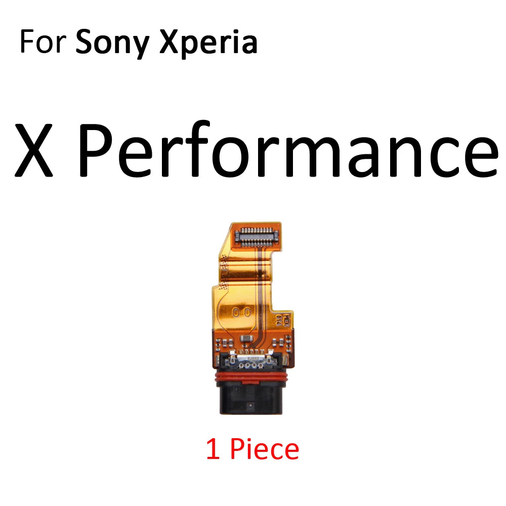 Power Charging Connector Plug Port Dock Board Flex Cable For Sony Xperia XA X M5 M4 E5 Z3 Z4 Z5 Compact Premium Plus Performance Sony phone repair parts
