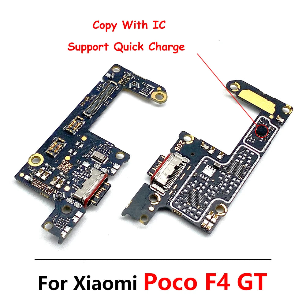 New For Xiaomi Poco F4 GT Redmi K50 Gaming USB Charging Port Dock Charger Plug Connector Board LCD Mainboard Main Flex Cable  Xiaomi  Xiao mi phone repair parts