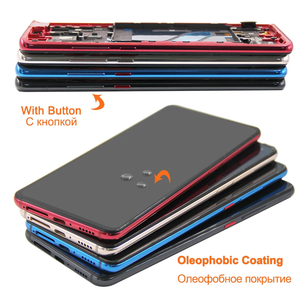 Super Amoled Mi 9T / Mi 9T Pro Screen Replacement, for Xiaomi Redmi K20 / K20 Pro Lcd Display Digital Touch Screen with Frame Xiaomi phone repair parts