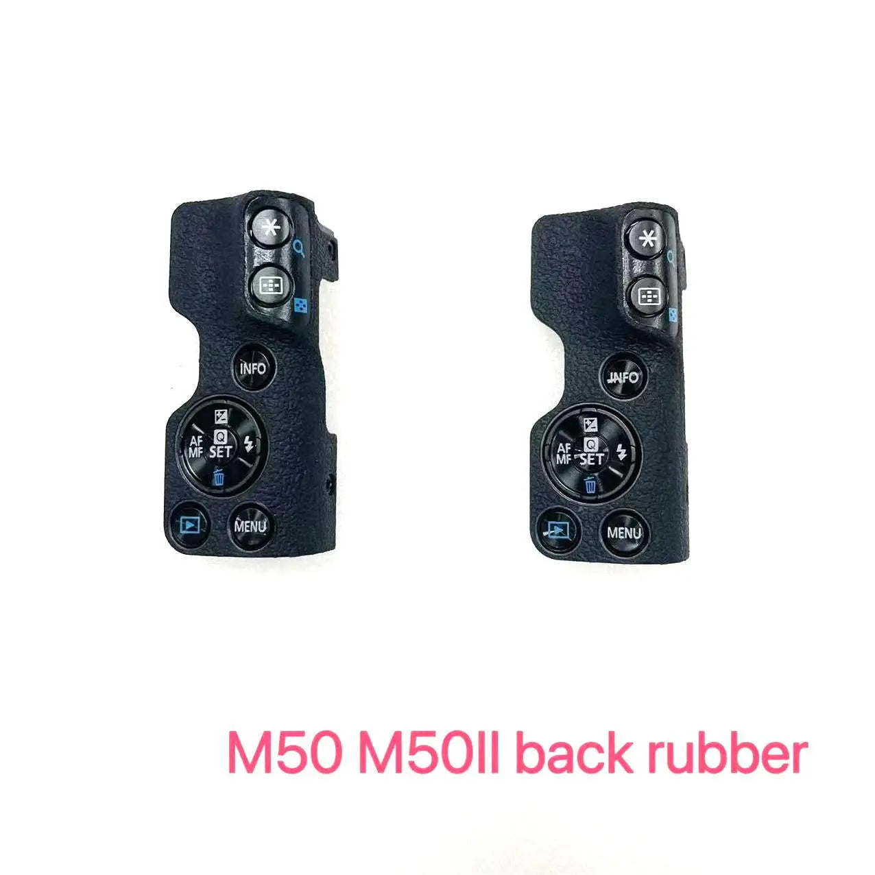1pcs New Back Rubber with Button for Canon EOS M50 M50II M50 Mark II Thumb Cover Rubber Replacement Parts Digital Camera repair parts