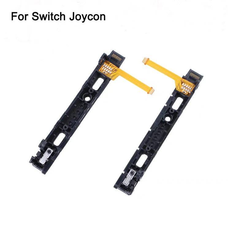 10Sets for NS Switch/Switch OLED Joycon Left Right Slide Rail Console Sensor Flex Cable Metal Track Sliders Rail Railway  Game console repair parts