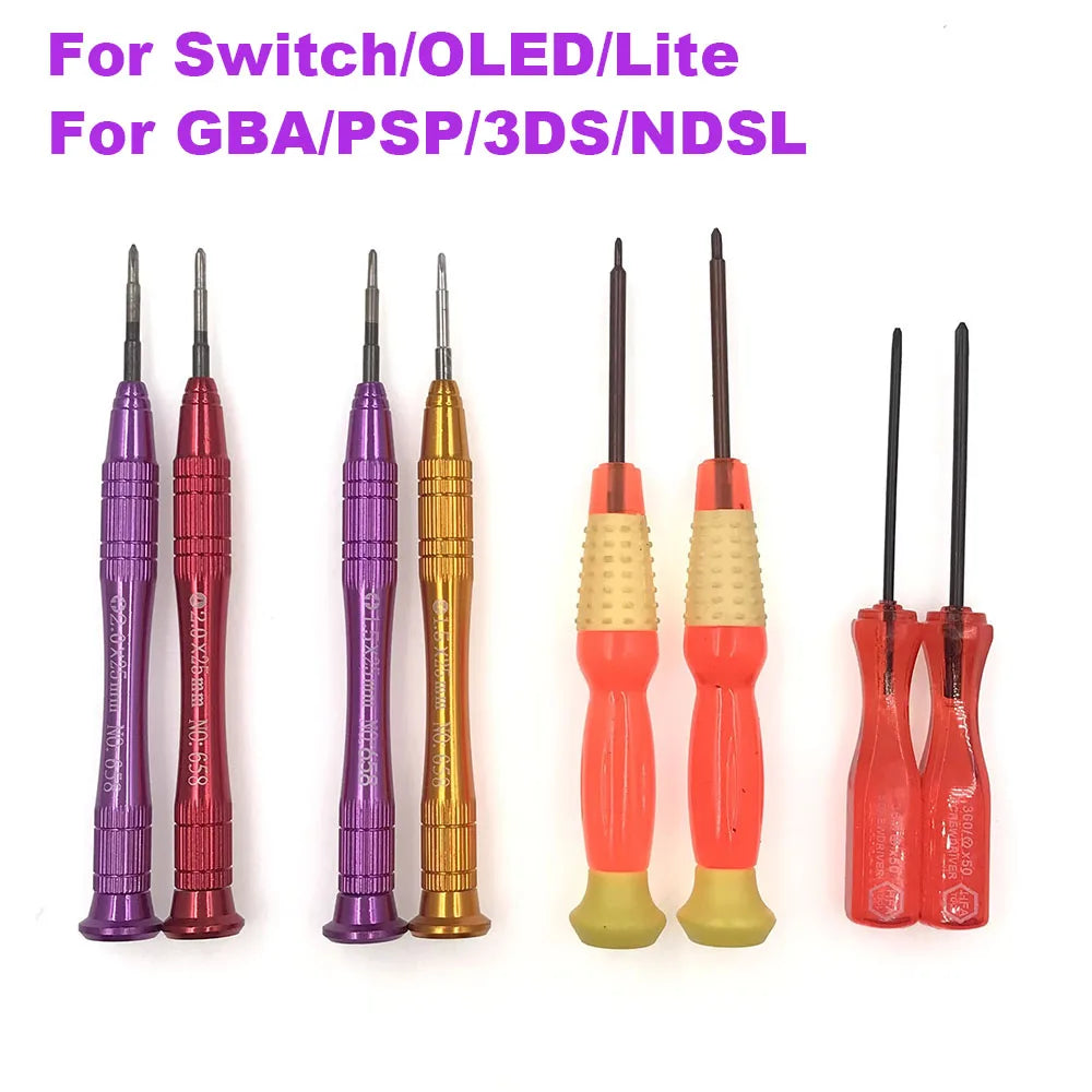 Phillips Cross Tri Wing Y Screwdriver For Switch NS Lite Oled Wii GBA SP For NDSL NDSi Xbox One 360 PS4 Screwdriver Repair Tools Game console repair parts