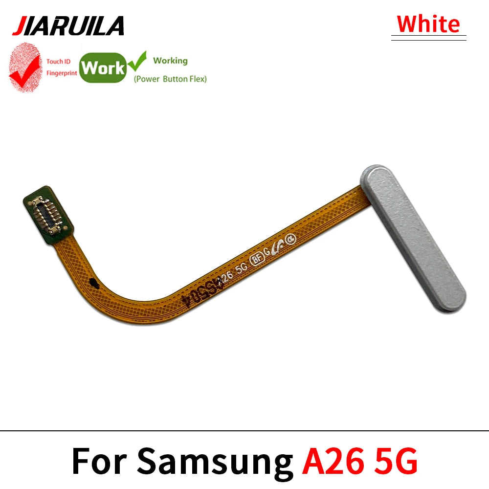 New For Samsung A06 A16 A26 4G 5G Home Button FingerPrint Touch ID Sensor Flex Cable Ribbon Replacement Parts Samsung phone repair parts