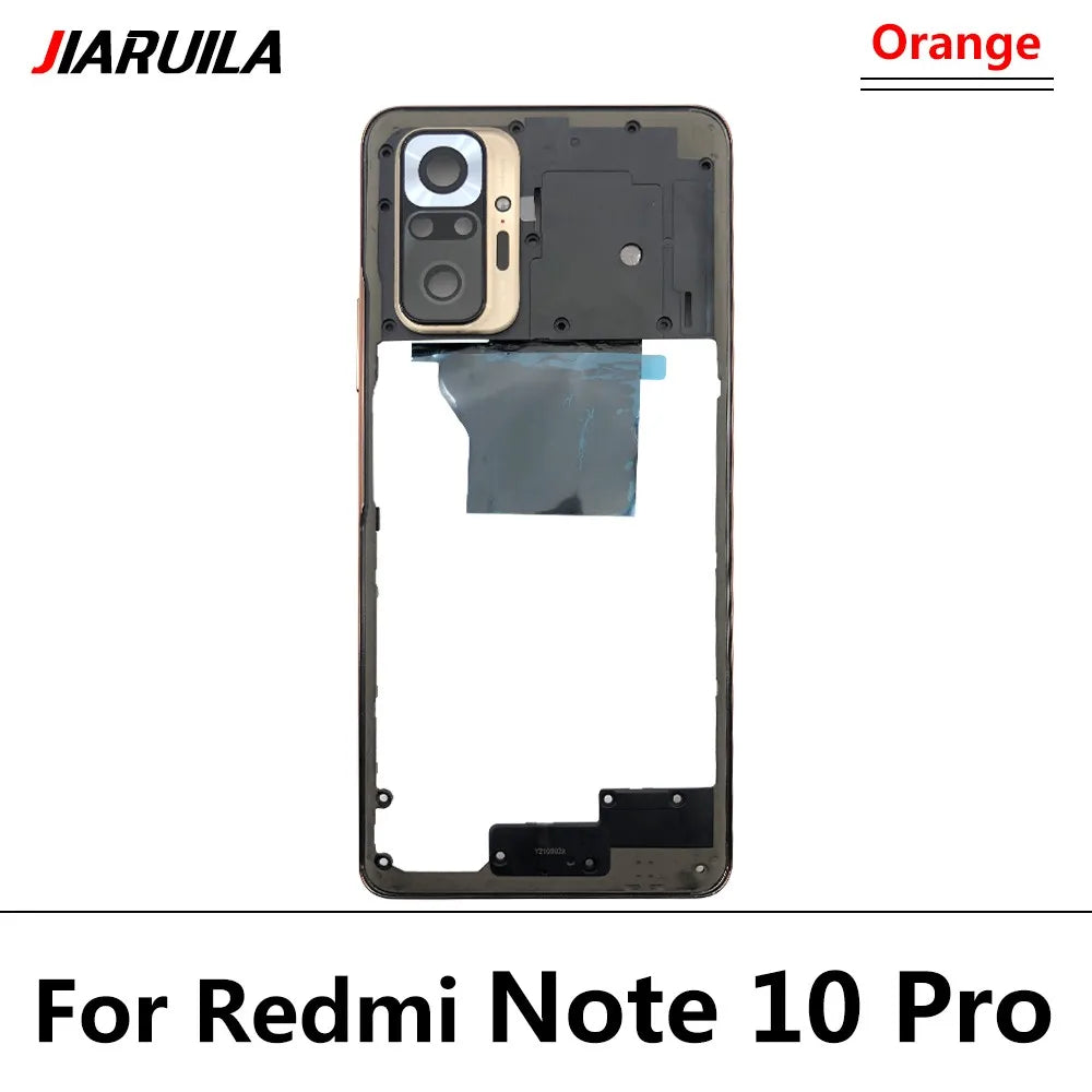 For Xiaomi Redmi Note 10 / Note 10s / Note 10 Pro Middle Frame Holder Housing Replacement Repair Parts Xiaomi  Xiao mi phone repair parts