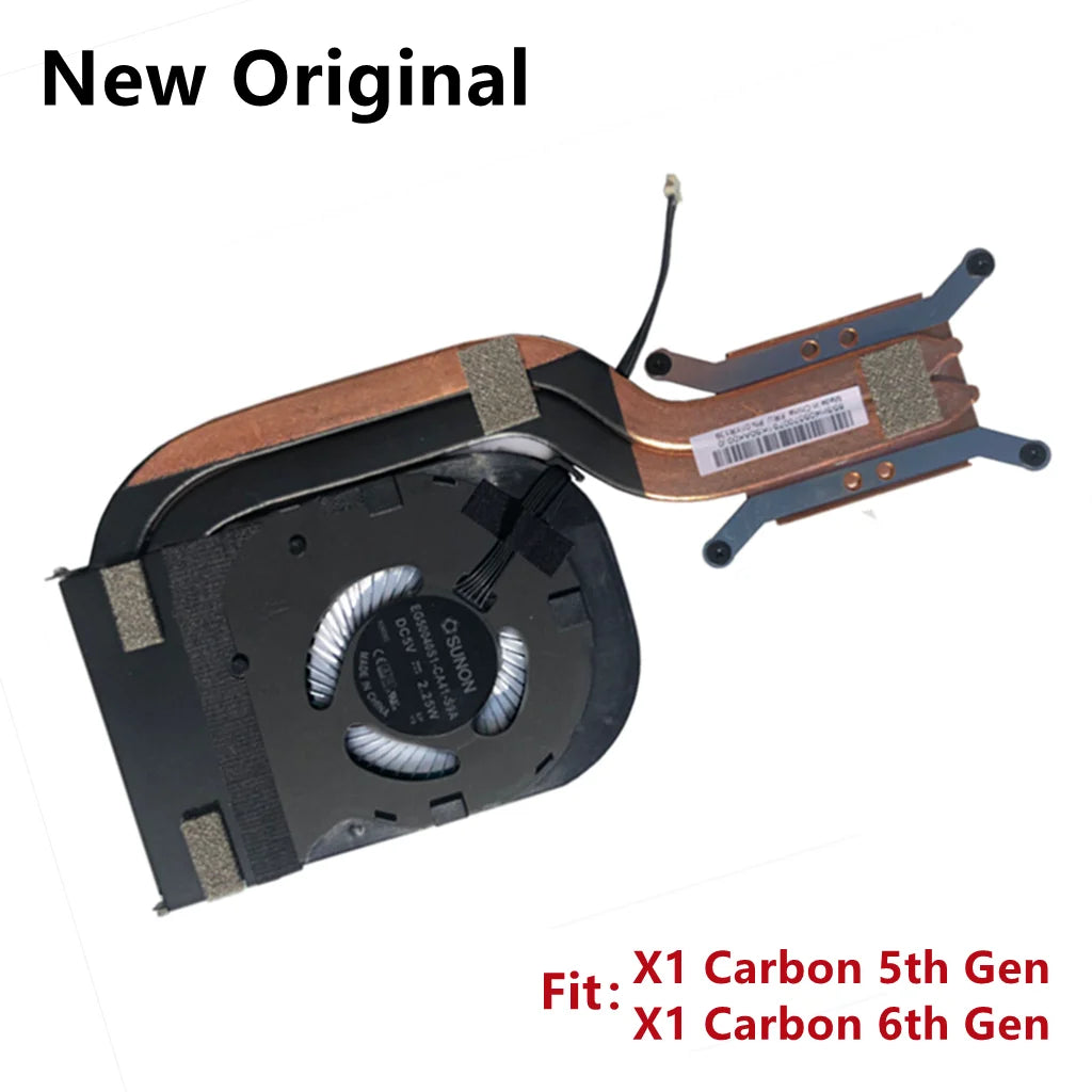 New Original For Laptop Lenovo ThinkPad X1 Carbon 5th Gen X1 Carbon 6th CPU Cooling Fan Heatsink Radiator Cooler 01YR159 01YU011 Lenovo laptop repair parts