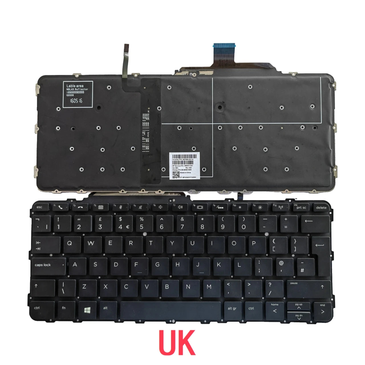 New US Spanish Latin UK Arab Brazil Portuguese Laptop Backlit Keyboard For HP EliteBook Folio G1 904671-001  HP laptop repair parts