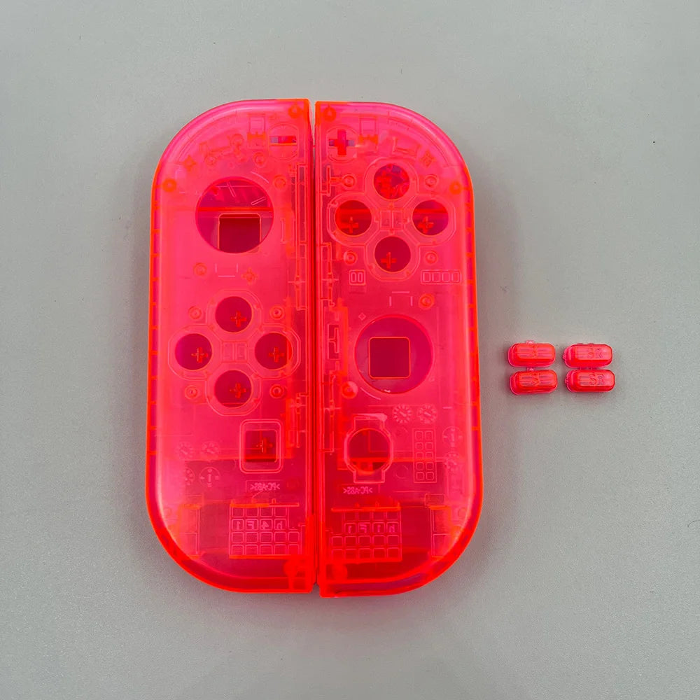 For Switch Oled Replacement Clear Transparent Shell Cover  SL SR Buttons for Nintendo Switch NS Joy Con  Controller Housing Case Game console repair parts