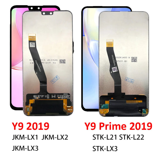 LCD Display For Huawei Y9 Prime 2019 STK-L21 STK-L22 STK-LX3 Lcd Touch Screen Assembly Y9 2019 JKM-LX1 JKM-LX2 LX3 Huawei phone repair parts