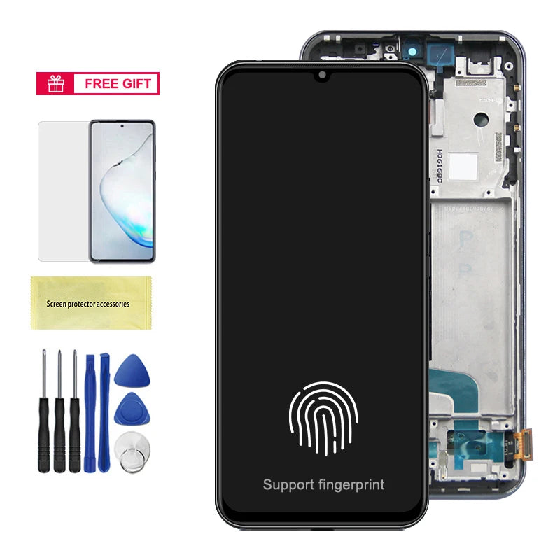 6.57'' Display Screen for Xiaomi Mi 10 Lite 5G Lcd Display Touch Screen Digitizer Assembly For Mi 10 Lite M2002J9G M2002J9S Xiaomi phone repair parts