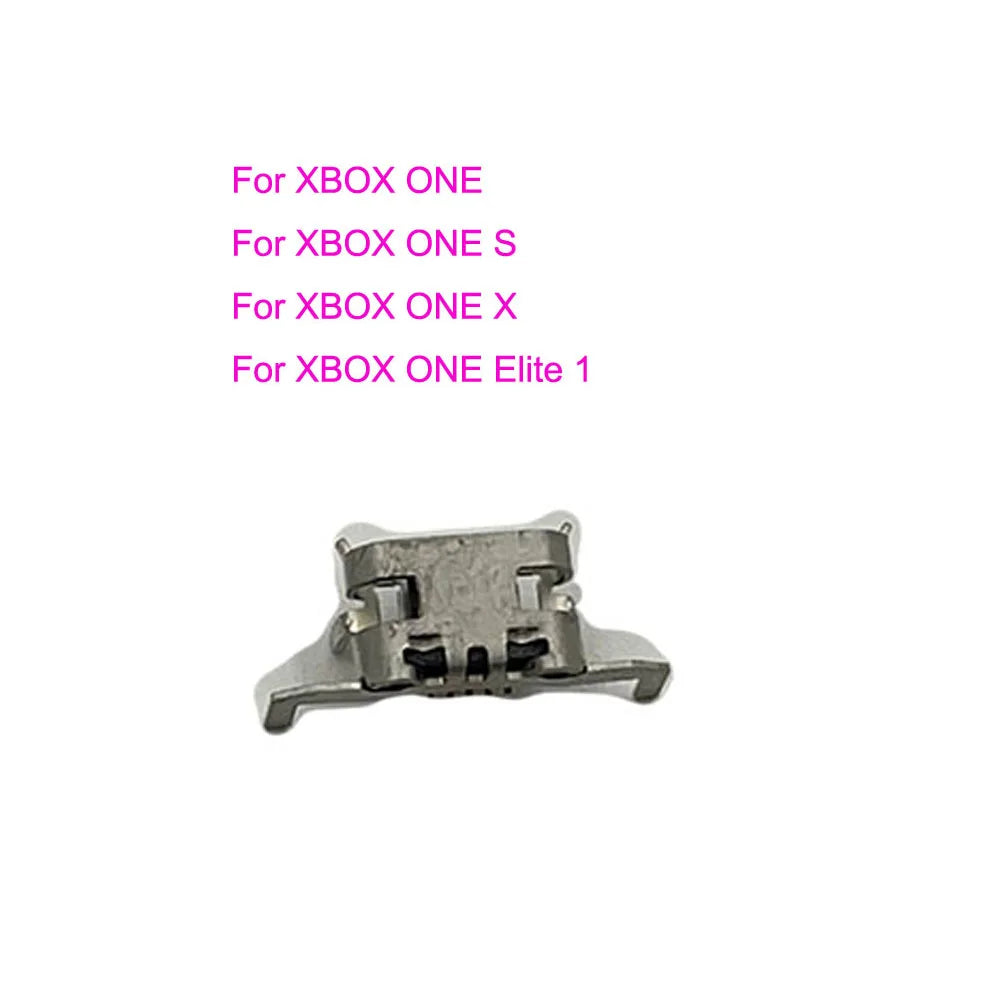 100PCS For Xbox One Controller Micro USB Charging Port Socket 1537 & 1708 For XBOX ONE S X Elite 2 Game console repair parts