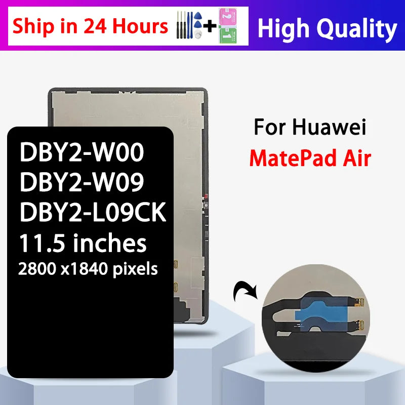11.5" incn For Huawei MatePad Air 2023 LCD DBY2-W00 DBY2-W09 DBY2-L09CK Display Touch Screen Digitizer Assembly Tablet repair parts