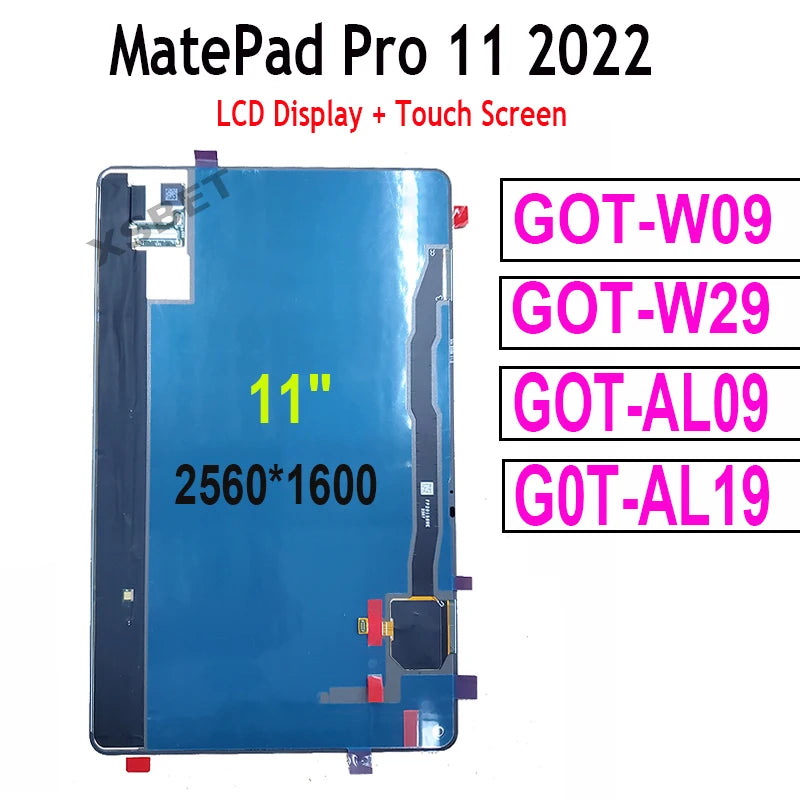 Tablet LCD  For HUAWEI MatePad Pro 11 2022  GOT-W09 GOT-W29 GOT-AL09 GOT-AL19 LCD Touch Screen Digitizer Assembly Replacemet Other Brand tablet repair parts