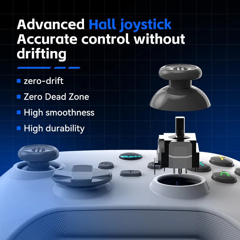 G6 Wireless Mobile Game Controller with Hall Trigger and Hall Joystick Supporting Switch/PC/Android/iOS Game console Accessories
