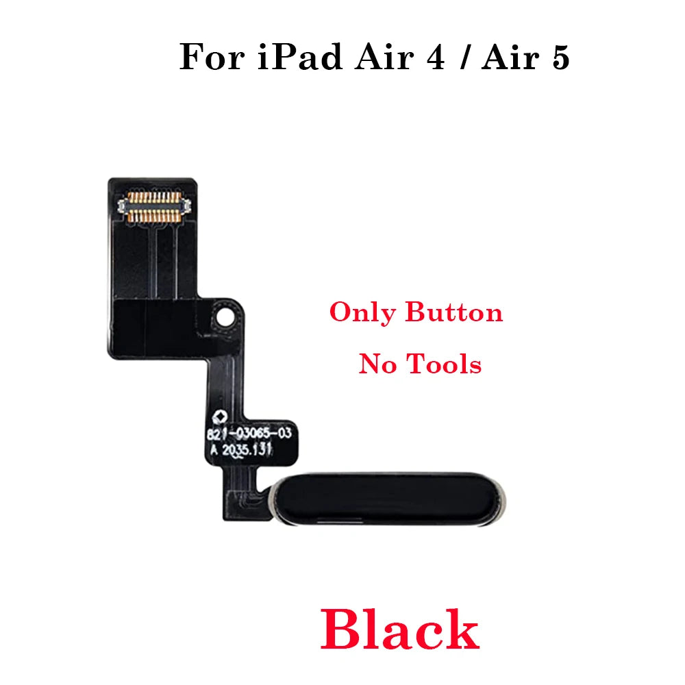 New Power Switch On Off  Button Key Flex Cable For iPad Air 4 Air 5 4G Wifi 10.9 inch A2316 A2324 A2325 No Fingerprint Funciton iPad tablet repair parts