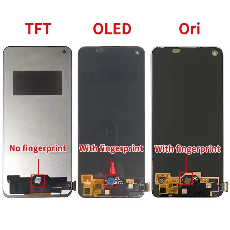 6.4“AMOLED For Oppo Reno8 CPH2359 LCD Display Touch Screen Digitizer Assembly For Oppo Reno 8 4G CPH2457 LCD With Frame  Oppo phone repair parts