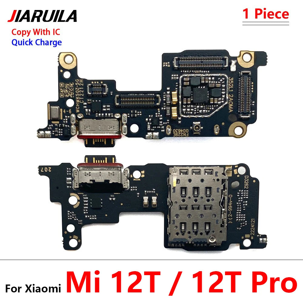 Dock Connector USB Charger Charging Port Flex Cable Board For Xiaomi Mi 10T 9T 10 11T Pro Mi10T 12T Pro Mi 11 A1 A2 Lite 8 9 SE Xiaomi  Xiao mi phone repair parts