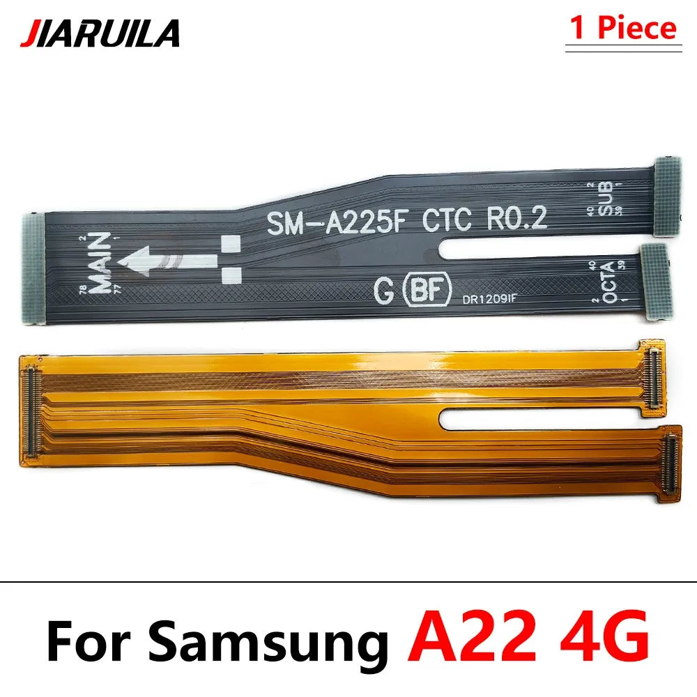 10Pcs, Main Board Motherboard Flex Cable For Samsung A22 A32 A52 A72 A33 A53 A73 A24 A34 A54 A15 A25 A35 A55 A16 A36 A56 4G 5G Samsung phone repair parts